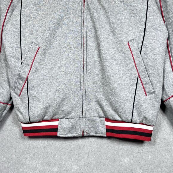 Tampa Bay Buccaneers NFL Jacket Mens Large Red Gray Full-Zip Reversible Jacket - Picture 15 of 16